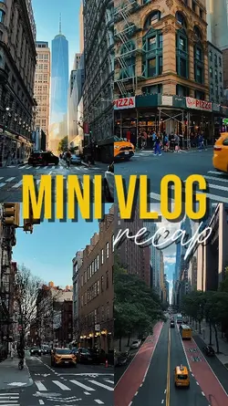 Mini Vlog recap