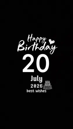 Hbd 20 july 2026