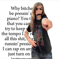 Pressin’ my piano?!😔