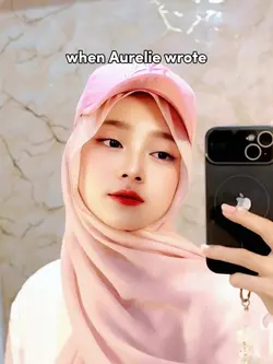 when Aurelie wrote 