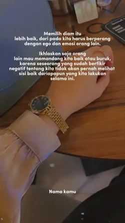 Memilih diam lebih