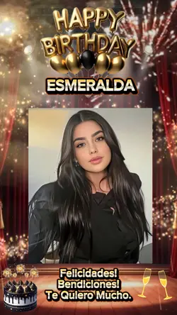 Esmeralda feliz dia