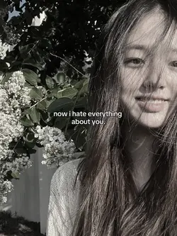 now i hate everythin