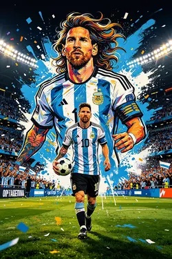 AI GRAFITI MESSI