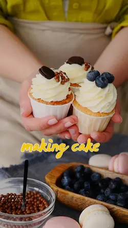 making cake