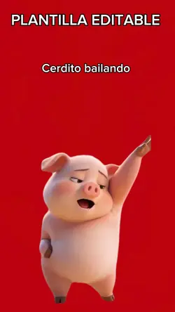 Cerdito bailando