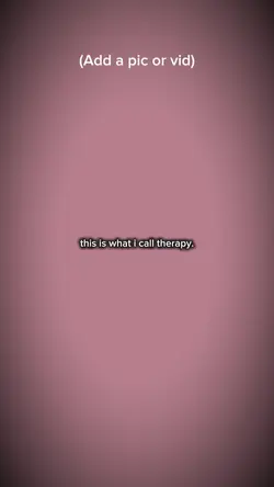 Therapy.