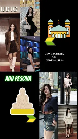 Adu pesona, gadis