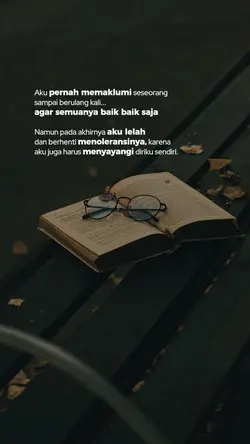 Aku pernah memaklumi