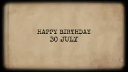 HBD 30 JULY 2026