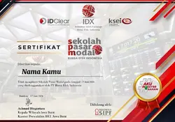 sertifikat IDX INVES