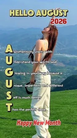 Hello August 2026 