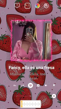 Ella es una fresa 