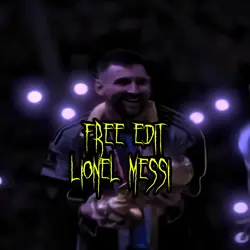 Free edit Messi