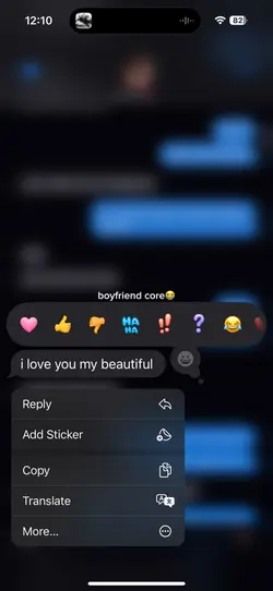 i love him