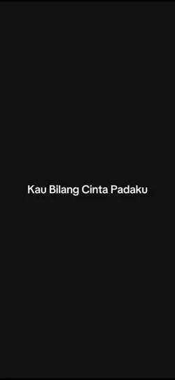 Bilang Cinta Padaku