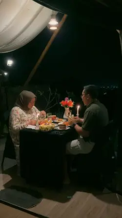 Candle light dinner