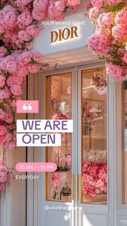 We Are Open Pink
