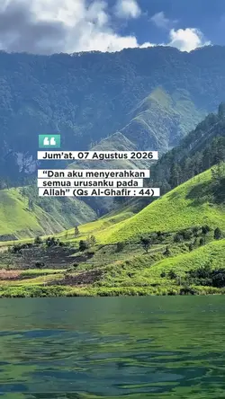 Jum’at, 07 Agustus 2