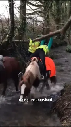 riding unsupervised>