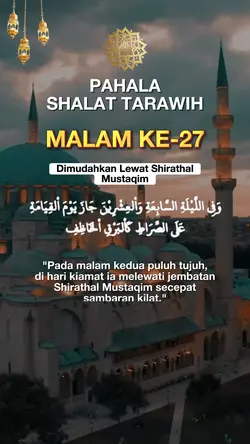 terawih malam ke 27
