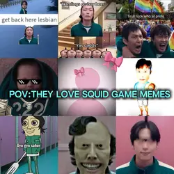Squid game meme
