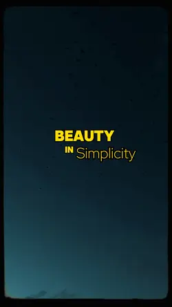 Beauty in Simplicity