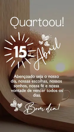 Quarta 15 de abril 