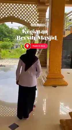 Bersih Masjid vlog