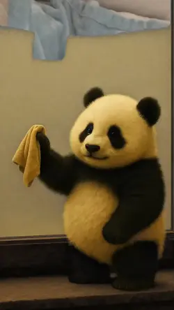 Panda cleaning