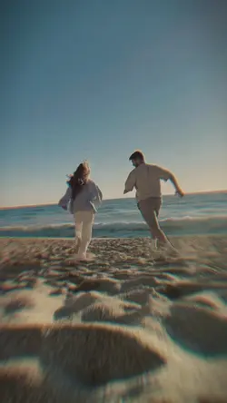 Couple beach