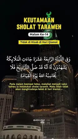 Keutamaan Taraweh
