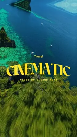 Travel cinematic