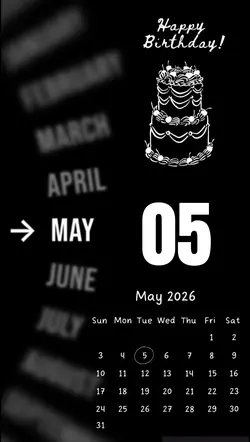 BIRTHDAY 5 MAY 2026