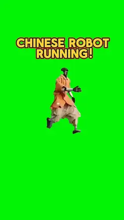 Robot running