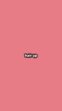 hair up