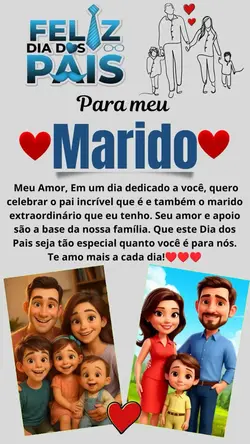 Feliz dia dos pais