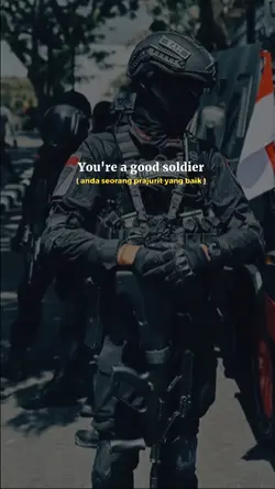 A good soldier 