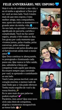 Parabéns esposo 