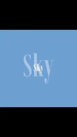 The theme is Sky 🩵☁️☀️