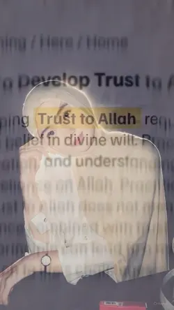 trust to allah