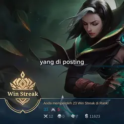 yang dipost/aslinya
