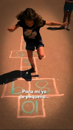 Yo de pequeña