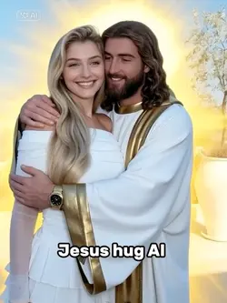 Jesus hug AI