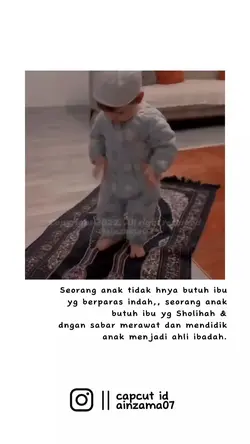 menjadi anak Sholeh 