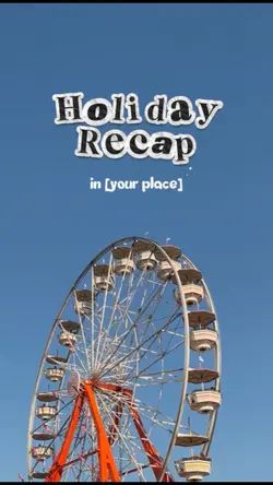 Holiday Recap In... 