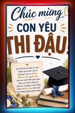 Chúc mừng thi đậu