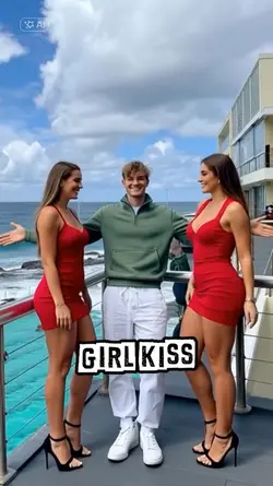 Girl kiss