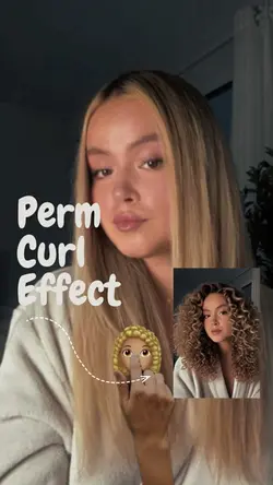 Perm Curl Effect