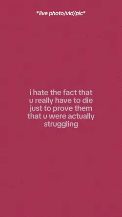 We're Struggling.